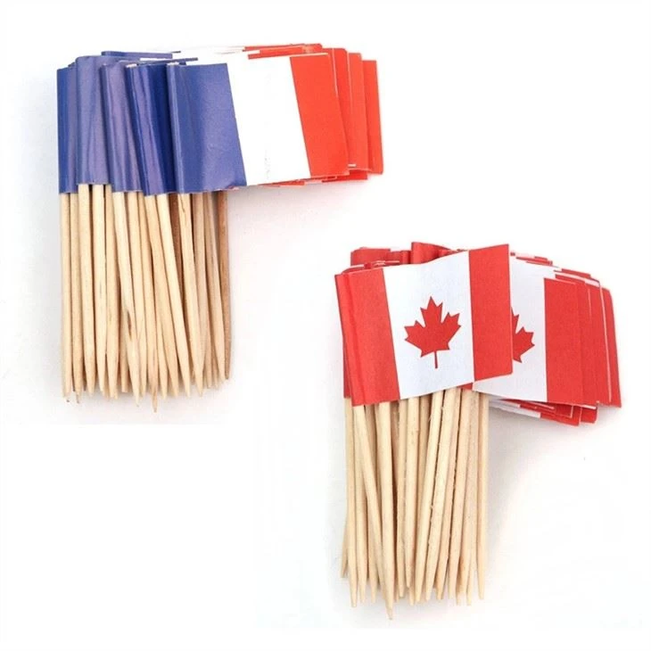 Download jwèt la Burger Toothpick Flag